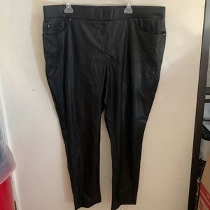 Terra &sky plus size leather pants style leggings